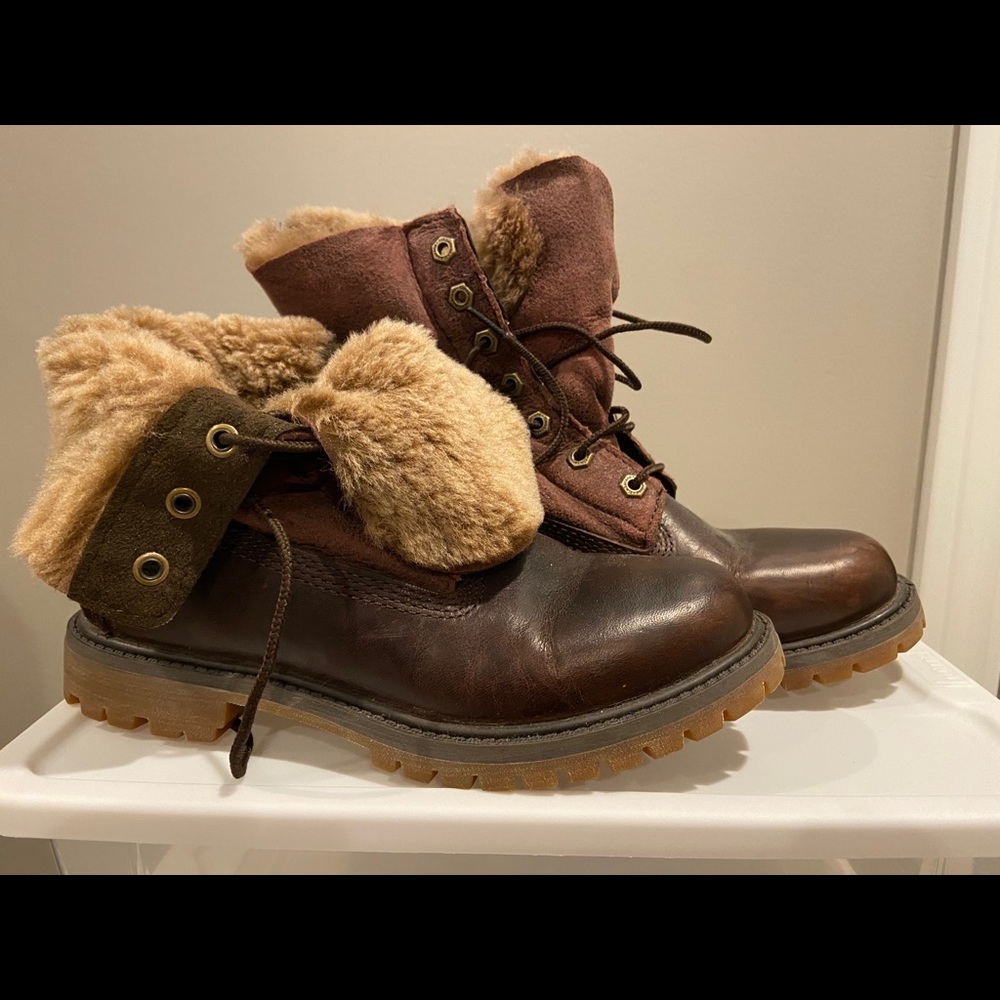 Women’s brown timberland boots